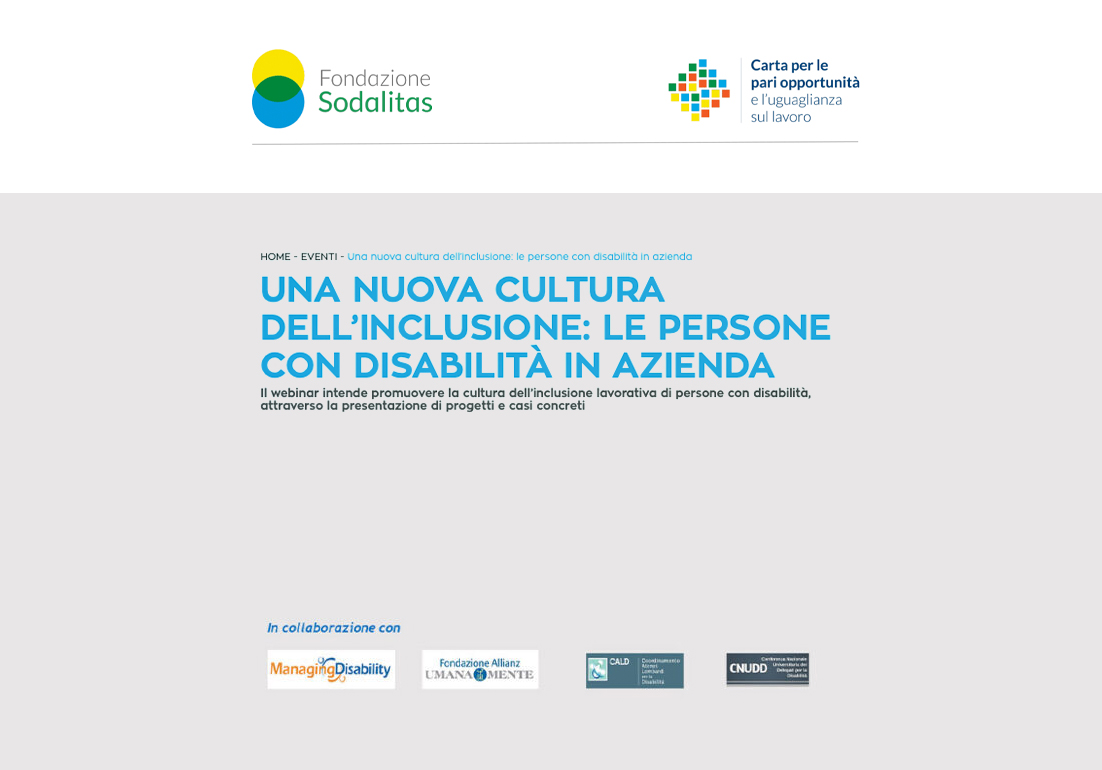 Una nuova cultura dell’inclusione: le persone con disabilità in azienda